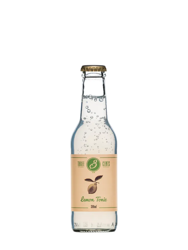 Lemon Tonic Three Cents, 0.2 L (one way), Bibite Gassate