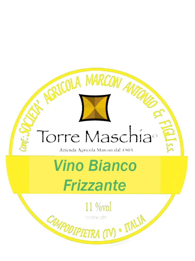 Marcon Vino Bianco Frizzante, fusto 25 L, Vino Bianco