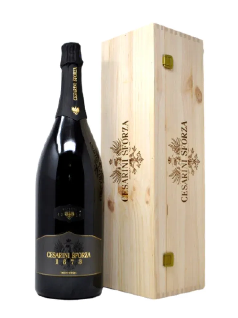 Cesarini Sforza Trento Doc 1673 Riserva Extra Brut, 1.5 L (one way), Vino Bianco Spumante
