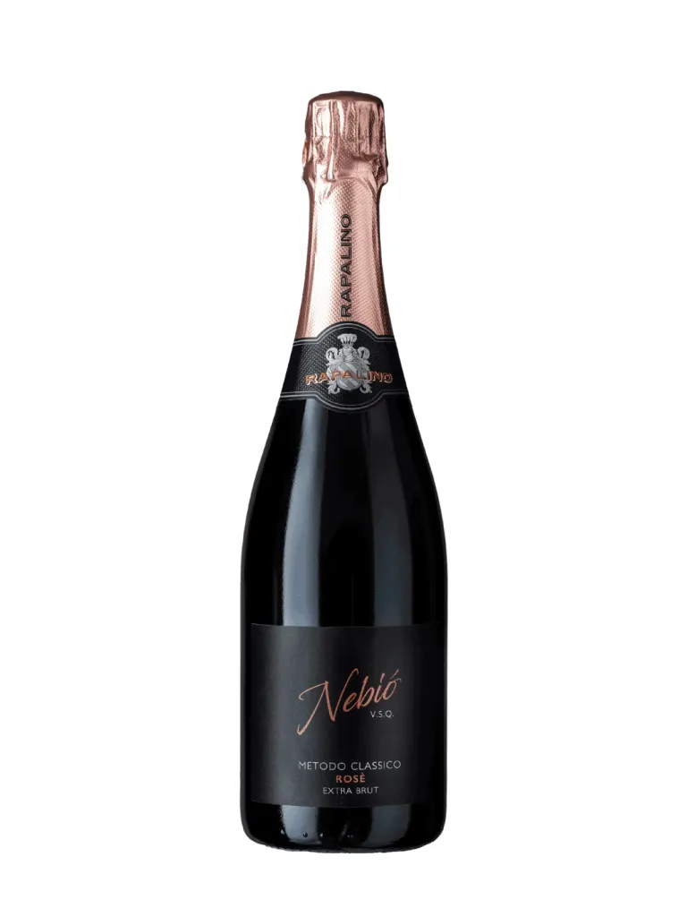 Rapalino Nebbiolo Metodo Classico Rosè, 0.75 L (one way), Vino Rosato Spumante