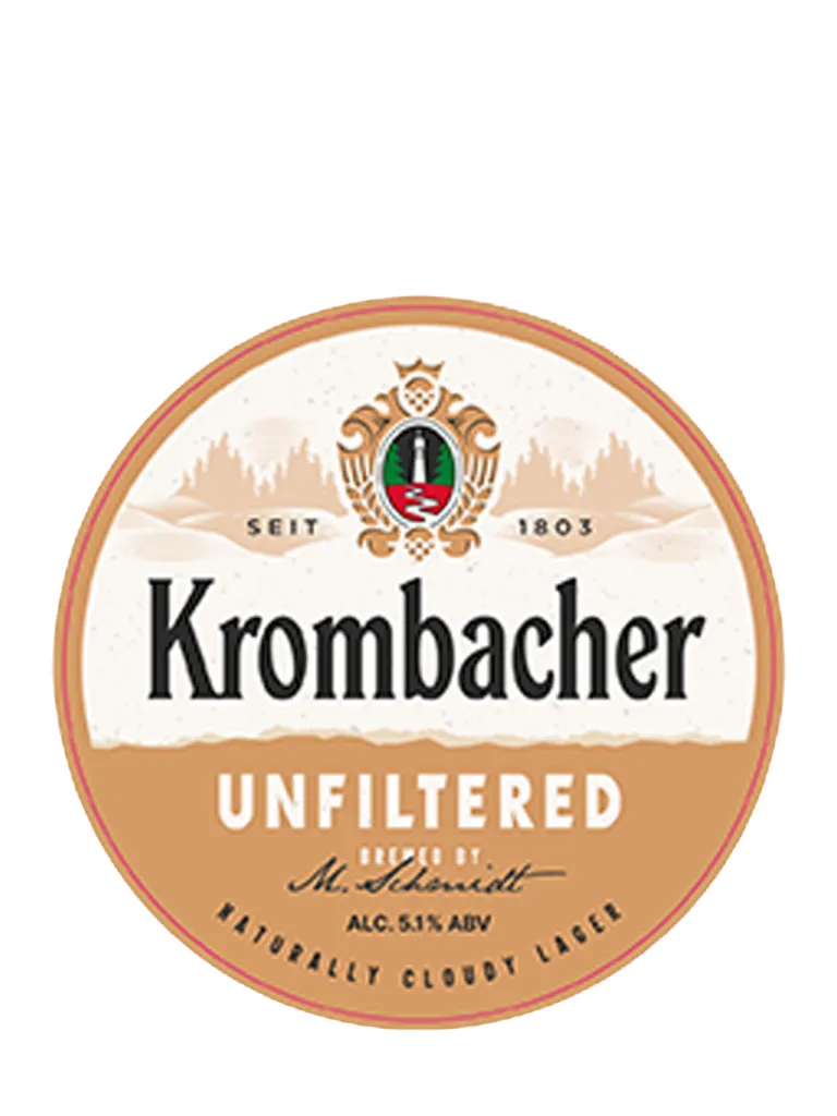 Krombacher Unfiltered, fusto 30 L, 5,1% vol, Birra Paglierina