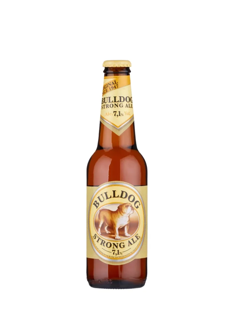 Bulldog Strong Lager, 0.33 L (one way), 6,3% vol, Birra Dorata Intensa