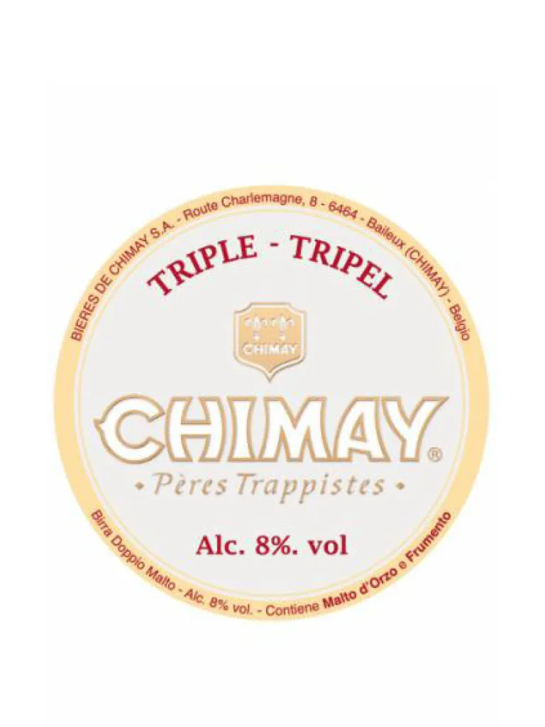 CHIMAY TRIPLE BIRRA FUSTO X 20