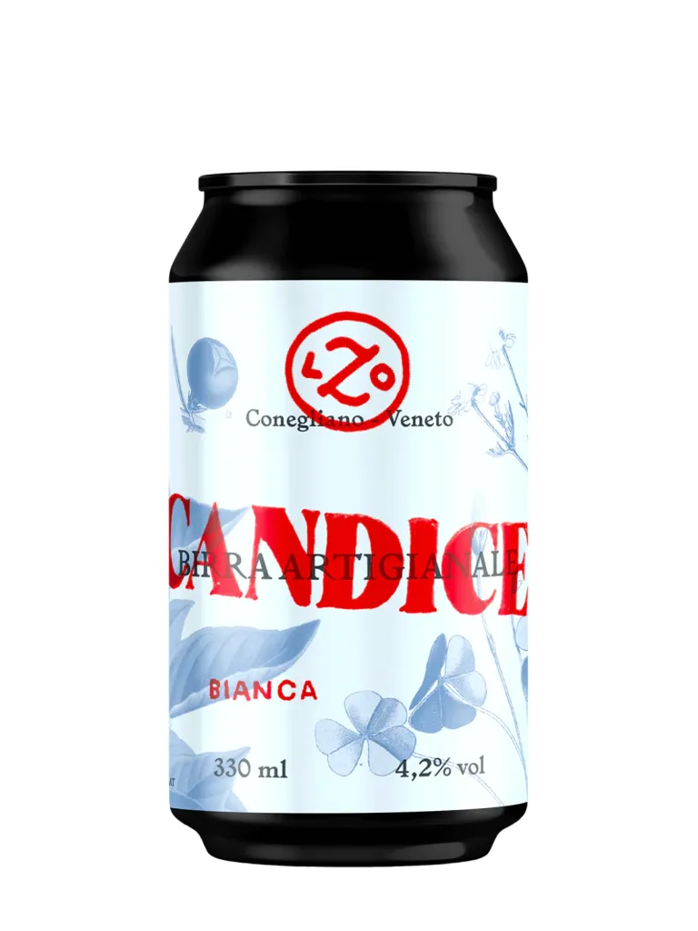 Candice - Blanche, lattina 0.33 L (one way), 4,2% vol, Birra Paglierina