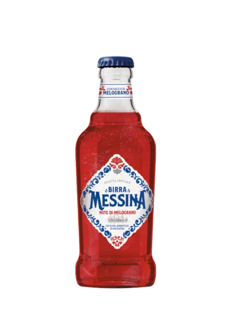 Birra Messina Note Di Melograno, 0.33 L (one way), 5% vol, Birra Rosso Rubino