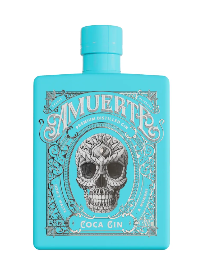 Amuerte Light Blue, 0.7 L (one way), 43% vol, Gin