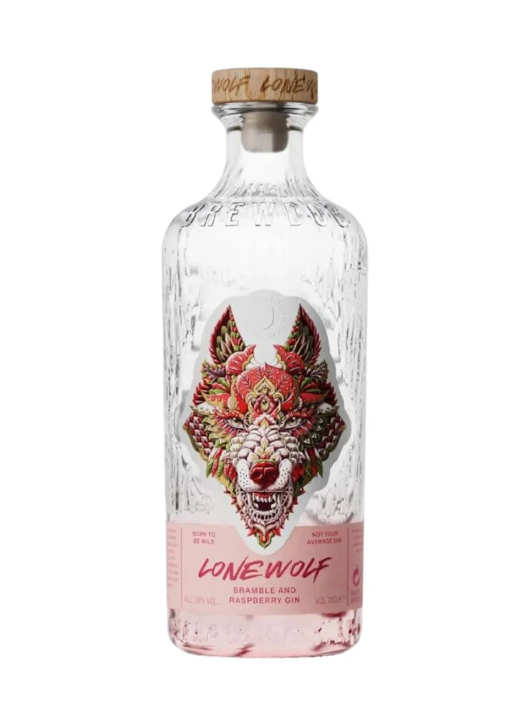 Gin Brewdog Lonewolf Bramble And Raspberry, Brewdog Distilling Co., 0.7 L (one way), 38% vol, Gin