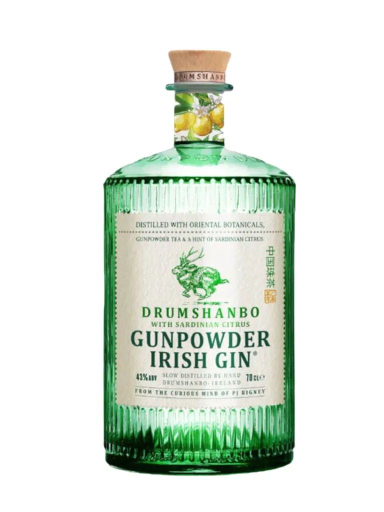 Gin Gunpowder Irish Drumshanbo Verde, The Shed Distillery, 0.7 L (one way), 43% vol, Gin