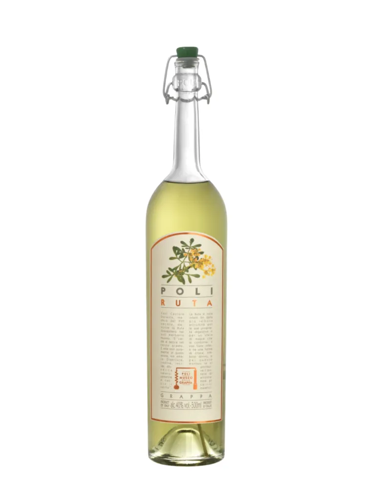 Grappa Poli Ruta, 0.5 L (one way), 40% vol, Grappa