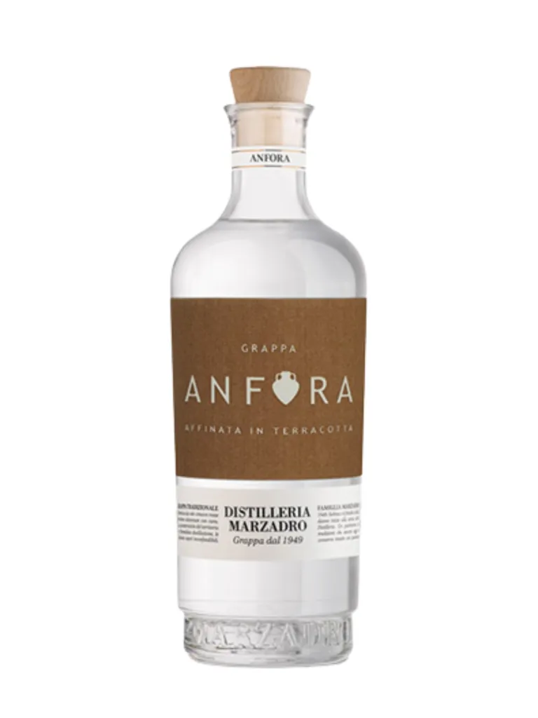 Marzadro Grappa Anfora, 0.7 L (one way), 43% vol, Grappa