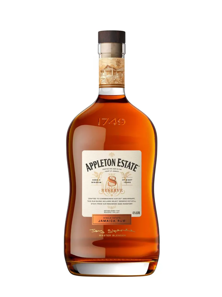 RHUM APPLETON RESERVE BLEND 8  Y.  CL.70  40'