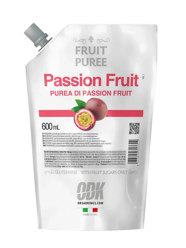 PUREA ODK PASSION FRUIT BUSTA  600 ML.