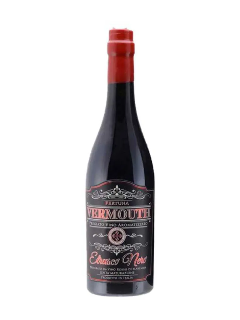 VERMOUTH ETRUSCO NERO T.FERTUNA ROSSO CL.75 18'