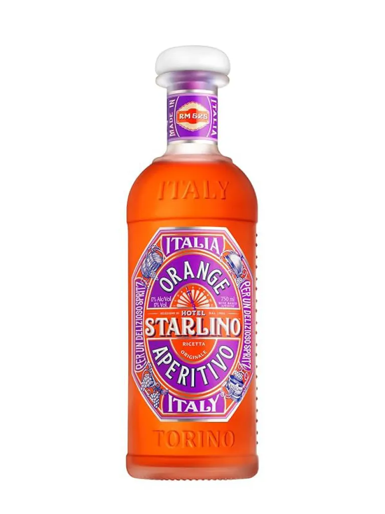 Aperitivo Starlino Orange, Torino Distillati, 0.75 L (one way), 17% vol, Amaro / Bitter