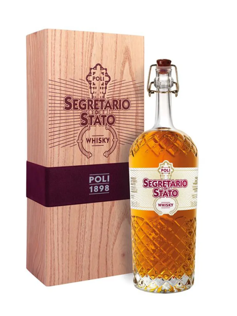 WHISKY POLI SEGRETARIO STATO CL.70 43' C.LEGNO